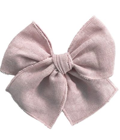 Lovely Pink Bow// Orilla Bordada