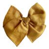 Gold Linen Bow