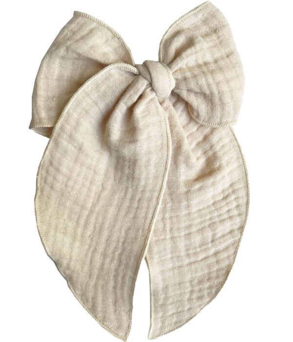 Beige Muselina Big Bow