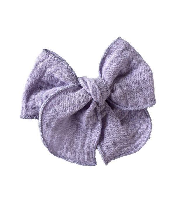 Lila Muselina Mini Bow