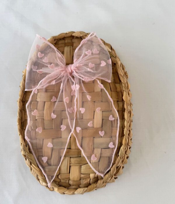 Pink Hearts Big Bow