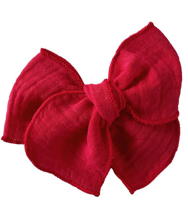 Scarlet Muselina Bow