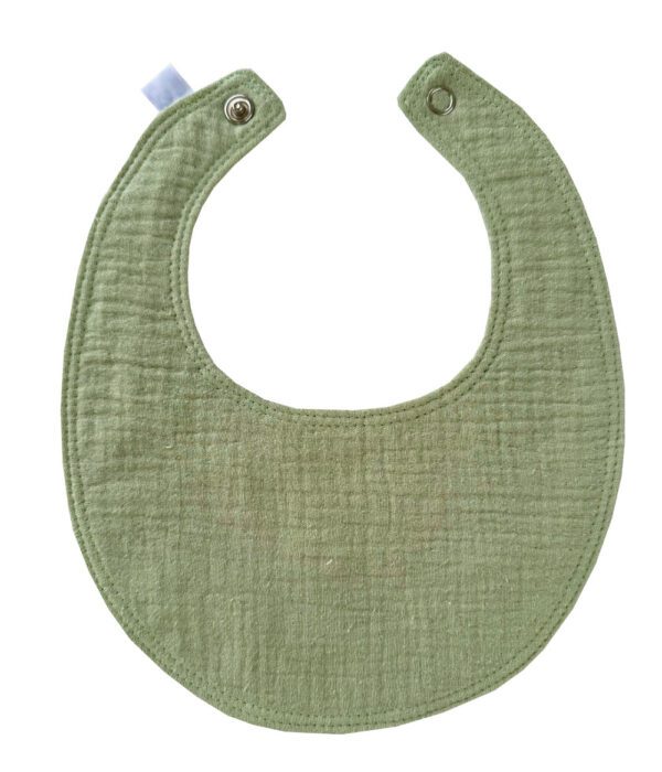 Olive Muselina Bib - Imagen 2