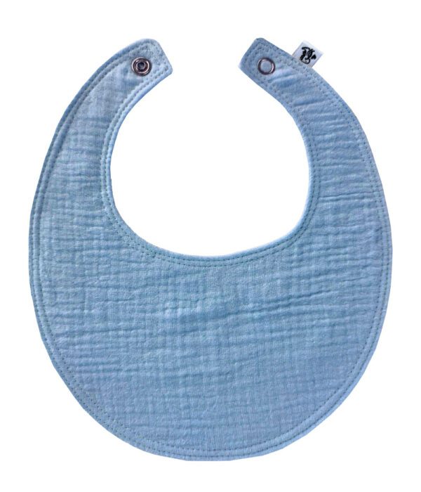 Sky Blue Muselina Bib