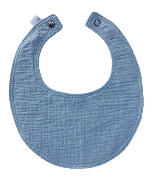 Sky Blue Muselina Bib - Imagen 2