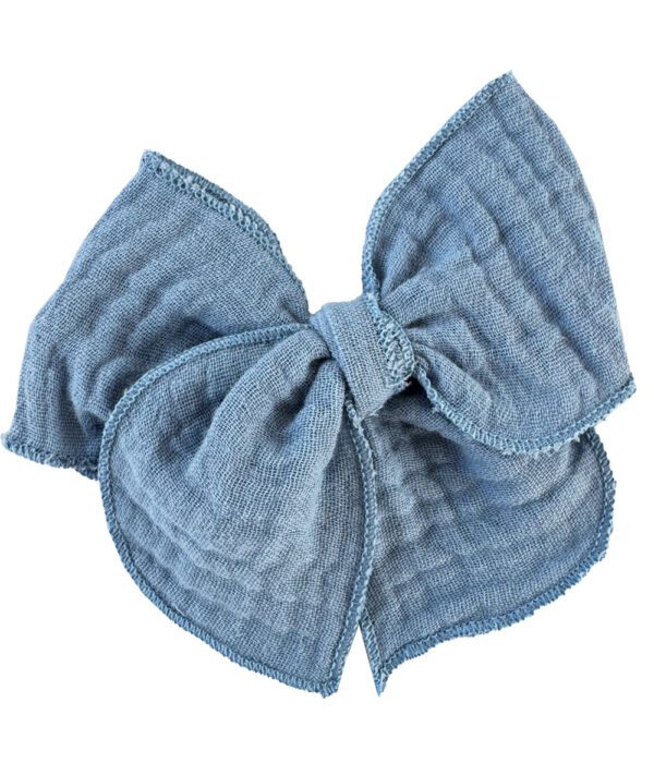 Sky Blue Muselina Bow