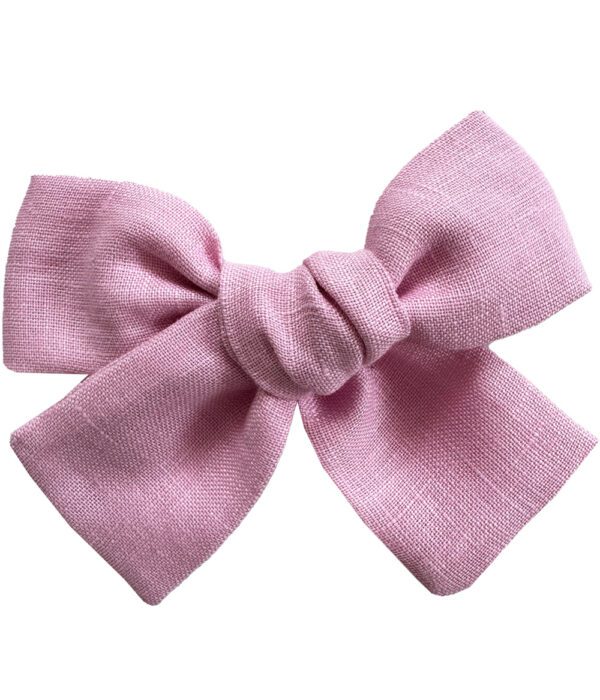 Peonia Linen Bow