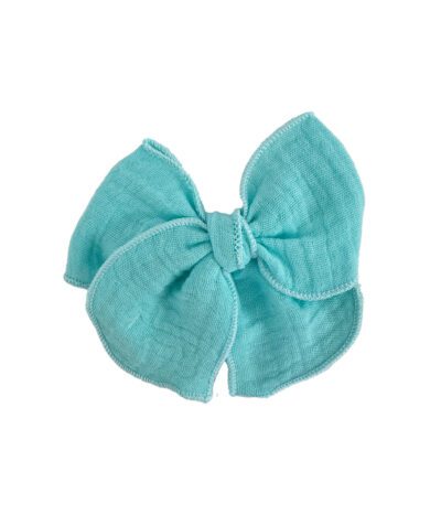 Aqua Muselina Mini Bow
