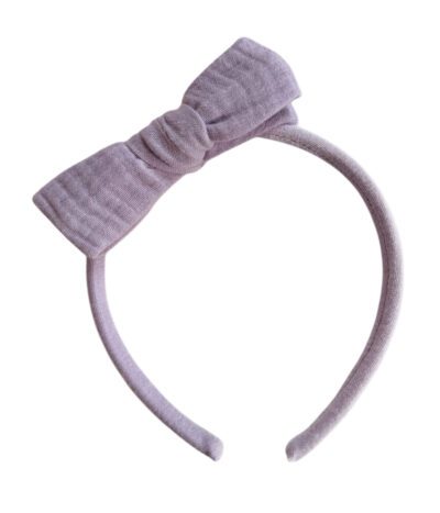 Lila Muselina Headband