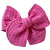 NEONPINKBOWMUSELINA Muselina Midi Bow (Baby Cotton)