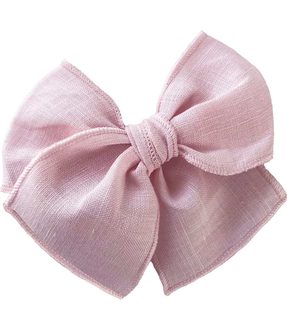 ROSELINENBOW:ORILLABORDADA Lino Midi Bow (Orilla Bordada)