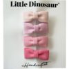 SETMINIBOWSPINK Set Mini Bow Lino (Broche Forrado)